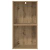 vidaXL Bookcase Artisian Oak 40x30x77 cm Engineered Wood