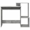 vidaXL Desk Concrete Grey 106 x 41 x 88.5 cm Engineered Wood
