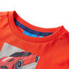 Kids' T-shirt with Long Sleeves Bright Orange 128