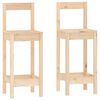 vidaXL 3 Piece Bar Set Solid Wood Pine
