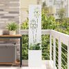 vidaXL Garden Privacy Screen White 32 x 150 cm Cold-rolled steel