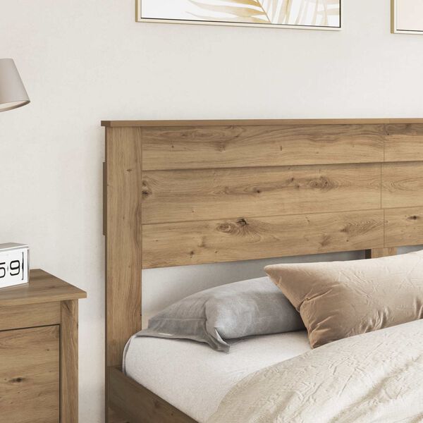 vidaXL Headboard Artisan Oak 200 cm Engineered wood