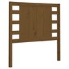 vidaXL Headboard | Honey brown | Solid pine wood
