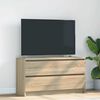 vidaXL TV Cabinet Sonoma Oak 100x35x54 cm Engineered Wood