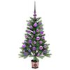 vidaXL Christmas Tree with 150 LEDs with Stand Green 90 cm PE