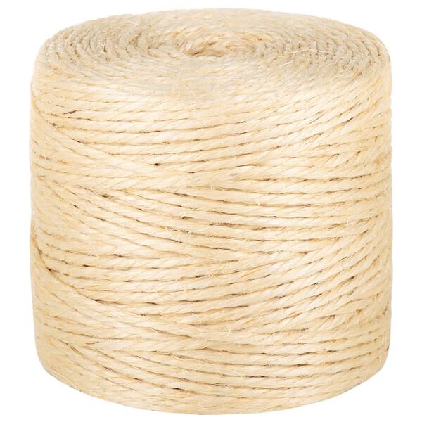 vidaXL Rope 100% Sisal 4 mm 100 m