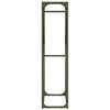 vidaXL Firewood Rack Olive Green 60x25x100 cm Cold-rolled steel