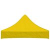 vidaXL Party Tent Roof 2x2 m Yellow 270 g/m²