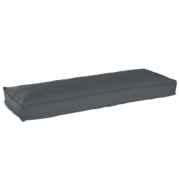 vidaXL Pallet Cushion Set 2 pcs Anthracite 120 x 40 x 8 cm