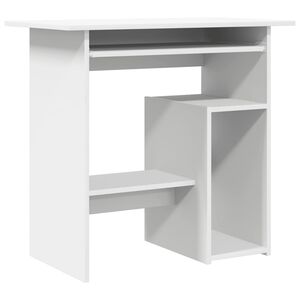 vidaXL Desk White 80x45x74 cm Engineered Wood