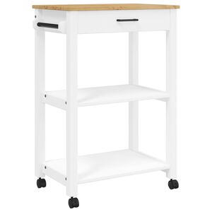 vidaXL Kitchen Trolley MONZA 60x40x88.5 cm Solid Wood Pine