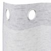 vidaXL Voile Curtain 2 pcs Light Grey 140 x 140 cm Polyester