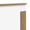 vidaXL Bed Frame with Drawer Artisan Oak 120 x 190 cm Engineered Wood