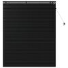 vidaXL Venetian Blind Black 135 x 160 cm 35 mm Solid Paulownia Wood