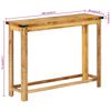 vidaXL Console Table 100x30x75 cm Solid Wood Mango