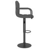 vidaXL Bar Stools 2 pcs Dark Grey Velvet