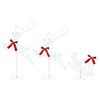 vidaXL Christmas Reindeer with Sleigh 3 pcs 160 LEDs Cold White