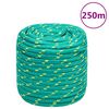 vidaXL Boat Rope Green 16 mm 250 m Polypropylene