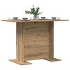 vidaXL Dining Table Artisan Oak 110x60x75 cm Engineered Wood