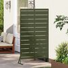 vidaXL Privacy Screen Olive 100 x 50 x 180 cm Steel