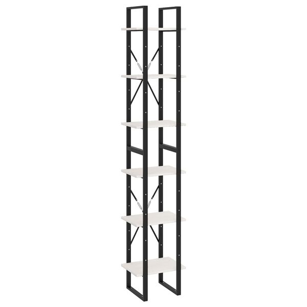 vidaXL High Cabinet White 40x30x210 cm Solid Pine Wood