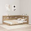 vidaXL Storage Headboard with Shelf Artisan Oak 150 cm Engineered Wood