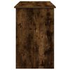 vidaXL Desk Smoked Oak 102x50x75 cm Engineered Wood