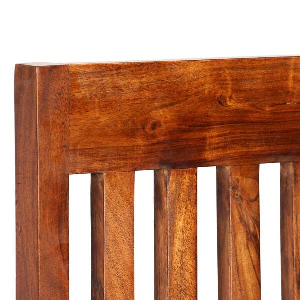 vidaXL Dining Table Set 7 Pieces Solid Acacia and Mango Wood