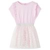 Kids'Dress with Ruffles Light Pink 116