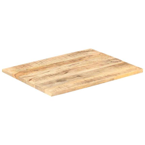 vidaXL Table Top Solid Mango Wood 25-27 mm 80x60 cm