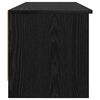 vidaXL TV Cabinet Black Oak 102 x 35 x 36.5 cm Engineered Wood