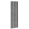 vidaXL Insect Curtain Chenille Grey and Black 56 x 185 cm 100% PP