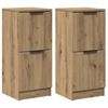 vidaXL Sideboards 2 pcs Artisan Oak 30x30x70 cm Engineered Wood