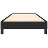 vidaXL Bed Frame without Mattress Black 90x190 cm Single Single Fabric