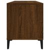 vidaXL Record Cabinet Brown Oak 100x38x48 cm Engineered Wood