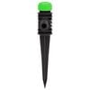 vidaXL Rotating Sprinklers 6 pcs Green and Black 3x6x19.5 cm ABS & PP