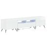 vidaXL 5 Piece LED TV Cabinet High Gloss White Engineered Wood