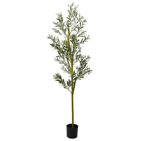 vidaXL Artificial Olive Tree 800 Leaves 200 cm Green