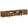 vidaXL 5 Piece LED TV Cabinet ARNHEM Smoked Oak Engineered Wood