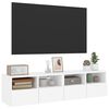 vidaXL TV Wall Cabinets 2 pcs White 60x30x30 cm Engineered Wood