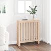 vidaXL Radiator Cover 79.5x19x84 cm Solid Wood Pine