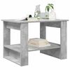 vidaXL Coffee Table Concrete Grey 72 x 50 x 50 cm Engineered Wood