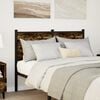 vidaXL Replace Headboard Smoked Oak 120 cm Engineered Wood and Steel