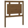 vidaXL Bed Headboard | Honey brown | Solid pine wood | Standard
