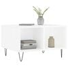 vidaXL Coffee Table High Gloss White 60x50x36.5 cm Engineered Wood