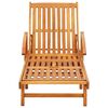 vidaXL 2 Piece Sunlounger Set with Table Solid Acacia Wood