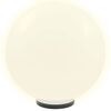 vidaXL LED Bowl Lamps 2 pcs Spherical 50 cm PMMA