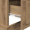 vidaXL Bedside Cabinet Artisan Oak 39 x 39 x 67.5 cm Engineered Wood