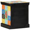 vidaXL Bedside Cabinet Multicolour 40x35x45 cm Solid Wood Mango