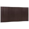 vidaXL Room Divider Dark Brown Width 400 cm Height 165 cm Bamboo
